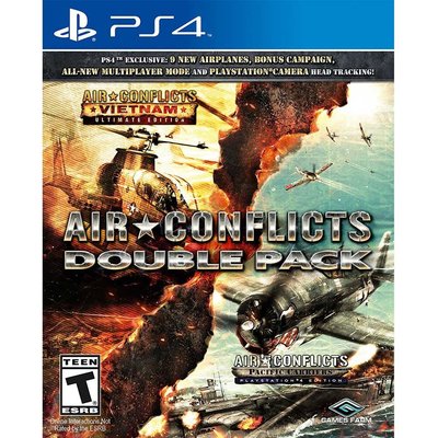 【一起玩】 PS4 藍天對決 合輯版 英文美版 Air Conflicts 太平洋戰爭+越南戰爭