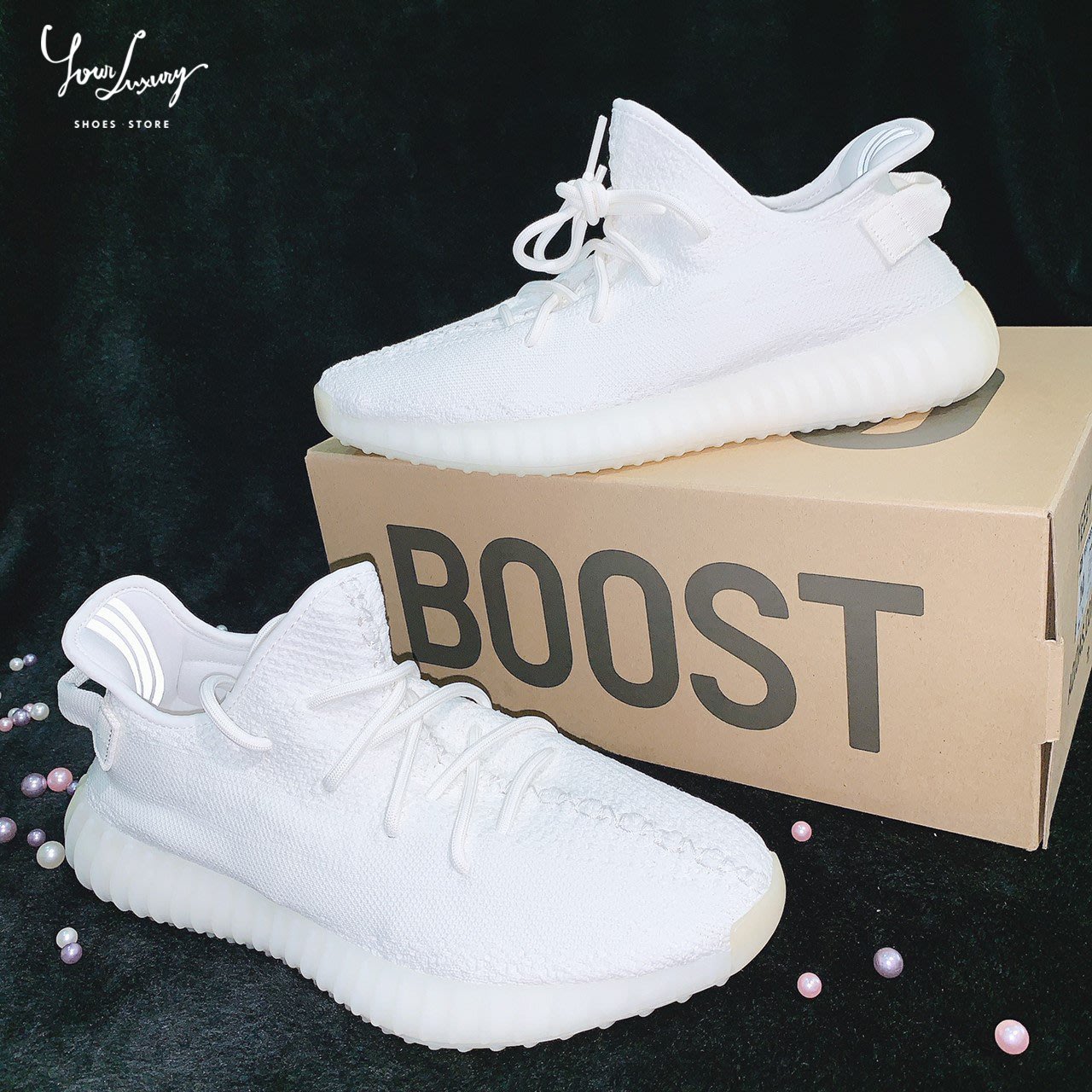 Luxury】Adidas YEEZY BOOST 350 V2 Cream White 全白男女款| Yahoo