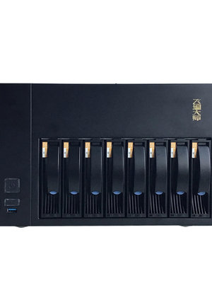 飛編大師 D1000-SA08磁盤陣列柜DAS直連MINI SAS硬碟盒高速存儲