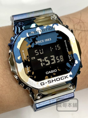 【威哥本舖】Casio台灣原廠公司貨 G-Shock GM-5600SS-1 Street Spirit街頭塗鴉電子錶