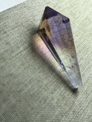 31號天然紫黃晶靈擺免費打孔 水晶 擺件 原石【天下奇物】1925