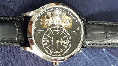 【成吉思汗精品】MEGIR 美格爾原廠正品 潮流新款機械錶銀框外圈設計多功能皮錶帶 時尚型男型號2091G