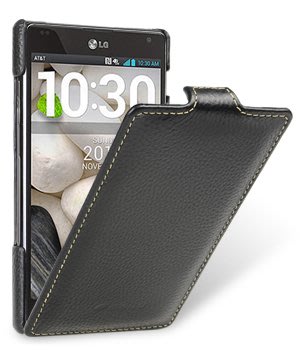 【Melkco】出清現貨下翻荔黑LG 樂金 P970 Optimus Black 4吋真皮皮套手機套手機殼保護套保護殼