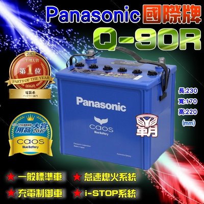 ✚中和電池✚ Q100R 日本松下 國際牌 Q90R 汽車電池 FORESTER LEGACY IMPREZA Q85R