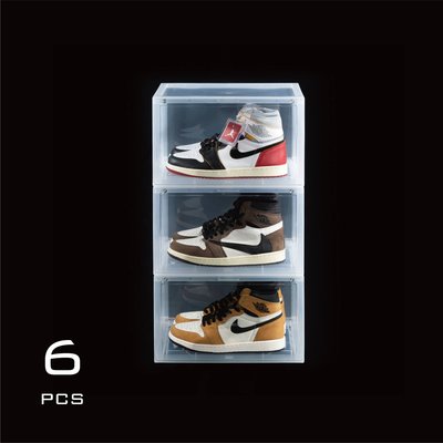 【日貨代購CITY】SNEAKER MOB 全新簡化 透明 磁吸 側開 球鞋盒 6件組 收納 展示盒 6件一組 現貨