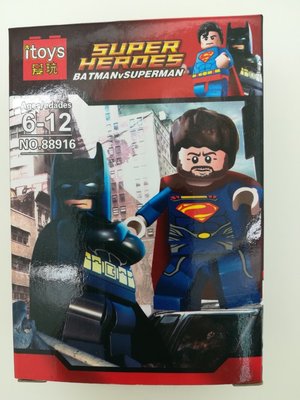 愛玩 I Toys 玩具 超級英雄 超人VS 蝙蝠俠 BatmanVSuperman 2