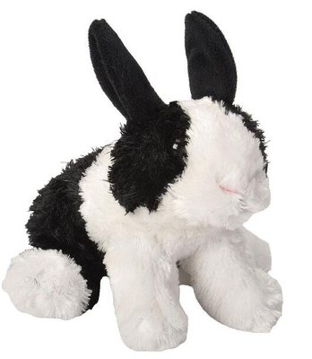 14776c 日本進口 好品質 限量品 可愛 柔軟 小白兔黑白色兔子 動物娃娃抱枕絨毛絨玩偶娃娃擺設玩具禮品禮物