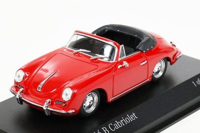【秉田屋】現貨 Minichamps Porsche 保時捷 356 B 356B Cabriolet 紅 1/43