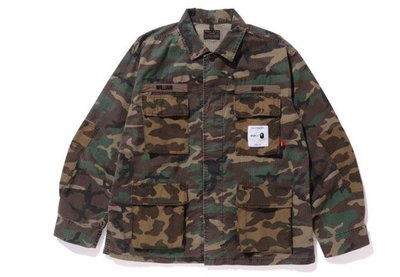 W_plus】WTAPS x BAPE - JUNGLE L/S SHIRT | Yahoo奇摩拍賣