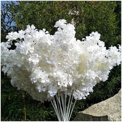 [推薦] 家居裝飾派對用品濃密裝飾假花 90cm 人造花漂浮雪花櫻花