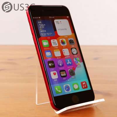 【US3C-板橋店】【一元起標】公司貨 Apple iPhone SE 3 第三代 128G 4.7吋 紅色 支援5G 無線充電 A15晶片 指紋辨識