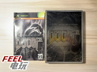 XBOX初代 DOOM3 毀滅戰士3 美版鐵盒限定版 正版光盤*