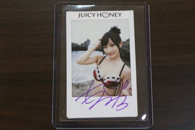 2016 Juicy Honey Luxury 天使萌 拍立得簽名卡 1/1