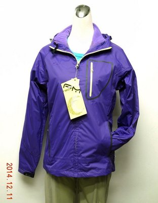 加拿大品牌 fmtech 女用防水透氣兩件式外套 100%防水抗風保暖 類似gore-tex 兩層可拆開穿零碼拍賣紫
