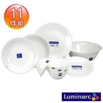 法國Liminarc樂美雅純白11件式餐盤組碗盤組
