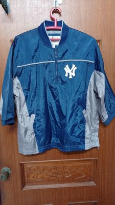 MLB紐約洋基隊防風熱身外套M號