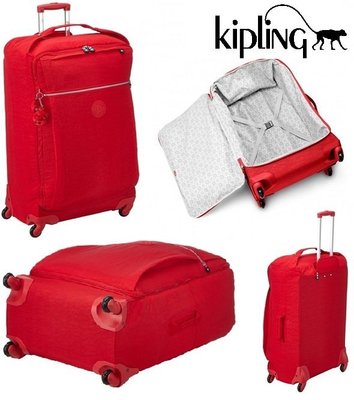 義大利 Kipling 60L 軟式 輕量 拉桿 出國 旅行箱 行李箱