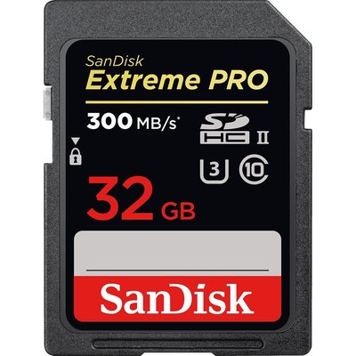【中壢-水世界】SanDisk Extreme PRO SDHC 32G UHS-II【讀300 寫260MB 記憶卡