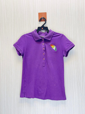 Arnold Palmer 雨傘 專櫃 紫色小Logo休閒Polo衫