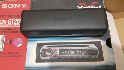盒裝Sony mp3音響車用主機AUX