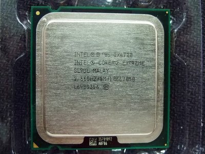 【含稅】Intel Core 2 Extreme QX6700 2.66G 8M B3 SL9UL 775 四核四線