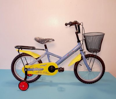JY 台製 16吋 兒童腳踏車 附籃子與輔助輪 (紫羅藍/粉紅色) 僅限自取，歡迎事先預約時間