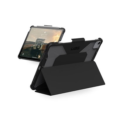 全館免運 UAG iPad Air 10.9(2022)/Pro 11吋耐衝擊全透保護殻-黑 (美國軍規 防摔殼 平板殼 保護套) 可開發票