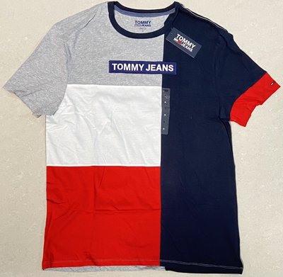 現貨 正品 Tommy Hilfiger Jeans 短袖 灰白紅藍 短T T恤 上衣