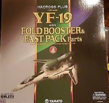 金錢貓雜貨 全新 Yamato 1/60 超時空要塞 Fold Booster LED + YF-19