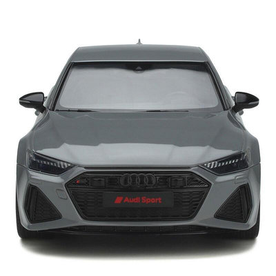 極致優品 【新品上市】奧迪RS7車模 GTSpirit限量 118水泥灰色Audi Rs7仿真仿真車模型 MX2050