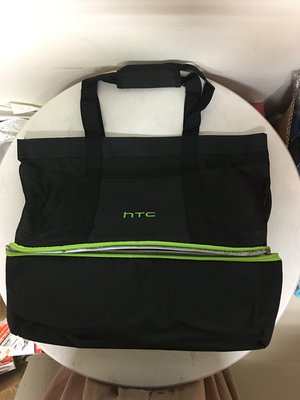 宏達電 黑色手提購物袋 HTC 保冷袋 保溫袋 雙層設計