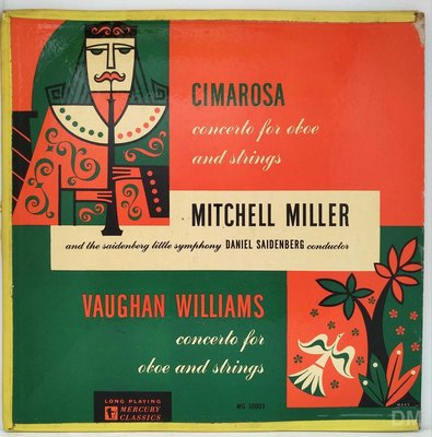 黑膠唱片 Mitchell Miller - Cimarosa Milan, Vaughan Williams Oboe