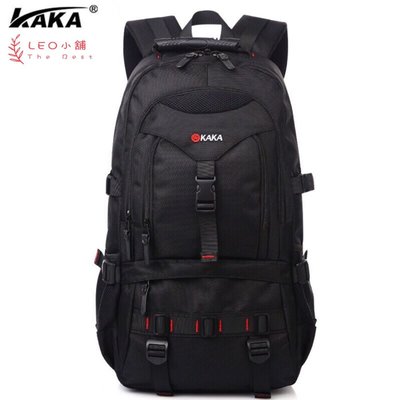 《LEO包舖》KAKA 大容量 35L 運動休閒旅行多用途後背包
