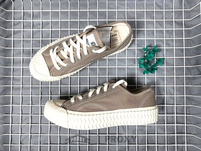 【PROXY】EXCELSIOR 餅乾鞋 奶茶色 膠底 帆布鞋 ES-M6017CV-DG 女 限定