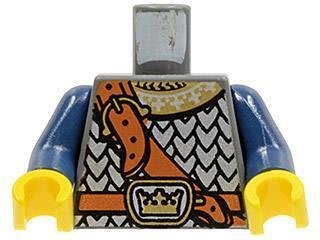 易匯空間 LEGO 973pb0438 樂高人仔 幻想時代城堡 皇冠士兵 身體全新現貨LG622