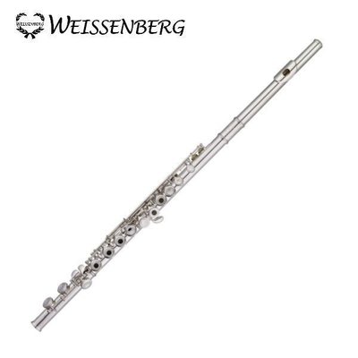 Weissenberg 威森堡 406RE 長笛 曲列式 開孔+E鍵 附攜行袋、通條棒、軟木膏、擦拭布、保養手冊、保證書