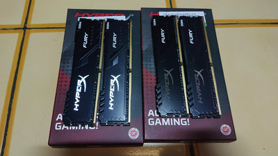 金士頓 HyperX FURY DDR4-3200 16GBx2 (HX432C18FBK232) 超頻記憶體 二手品