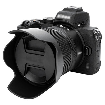 促銷JJC 適用尼康HB-112遮光罩Z DX 12-28mm f/3.5-5.6 PZ VR鏡頭Z30 Z50 Z8