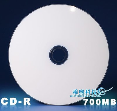 【乘熙科技】RITEK 錸德 高解析滿版亮面可印光碟片～外銷正A級～52X CD-R(50片/收縮膜)～超商可