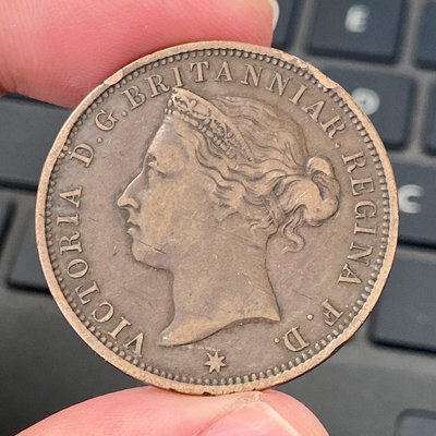 二手 英屬澤西島1894年112先令大銅幣 維多利亞 18行 錢幣 銀幣 硬幣【奇摩錢幣】2428