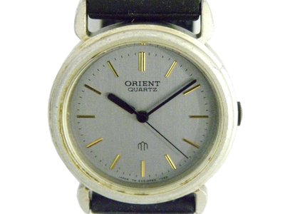 [專業模型] 女錶 [ORIENT E450R6] 東方霸王 圓形石英女錶[灰色面]時尚錶