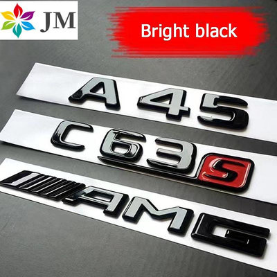 賓士 AMG車身貼AMG 標誌 尾標 尾箱標 A35 A45 C43 C63 、A250、E350、汽車貼紙 汽車車貼（滿599元免運喔）