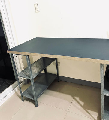 2手8成新  IKEA書桌桌板＋層架桌腳