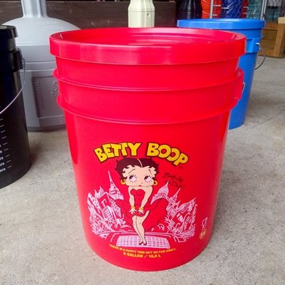 (I LOVE樂多)BETTY BOOP 貝蒂 Buckets 5加侖洗車整理桶 水桶 玩具桶 (洗車配備也是要很帥喔)