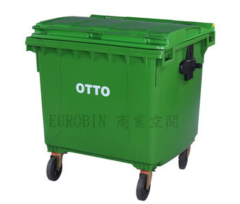 1100公升  OTTO 垃圾子車 資源回收桶  現貨 四輪推桶 垃圾桶