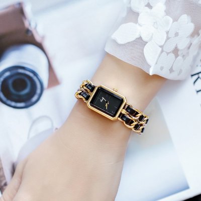 新款手錶女 百搭手錶女歌迪手錶2022年新款簡約氣質手錶女款ins小眾輕奢設計編織手鏈錶