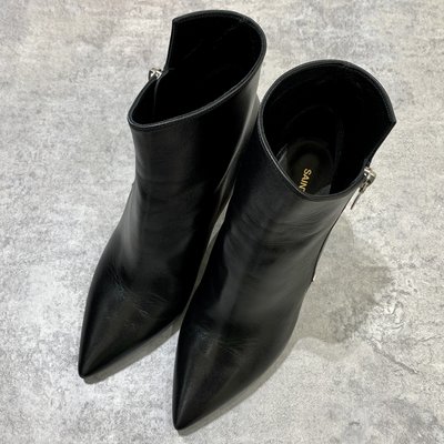 YSL 短靴 黑色 39《精品女王全新&二手》