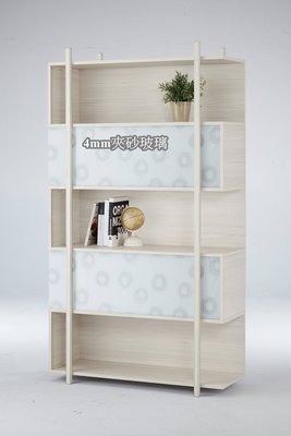 【生活家傢俱】HJS-637-6：元素系統隔間櫃-鐵杉白【台中家具】書櫃 雙面櫃 玄關櫃 展示櫃 系統家具 台灣製造