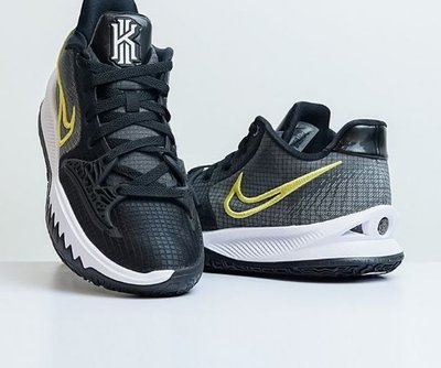 Nike Kyrie Low 4 Ep 黑金色 百搭 刺繡 全明星 實戰 低筒 籃球鞋 CZ0105 001 男鞋