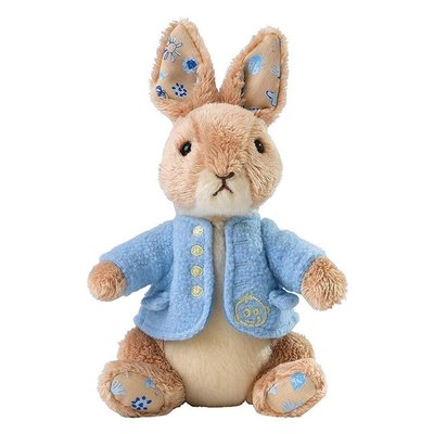 預購 經典英國彼得兔 Peter Rabbit Plush 小款 觸感極佳 小碎花款 絨毛娃娃 生日禮 安撫玩偶